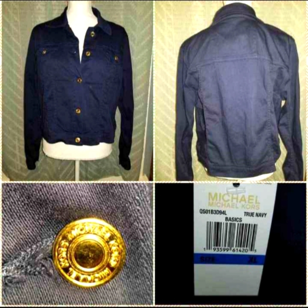 MK women's denim jacket